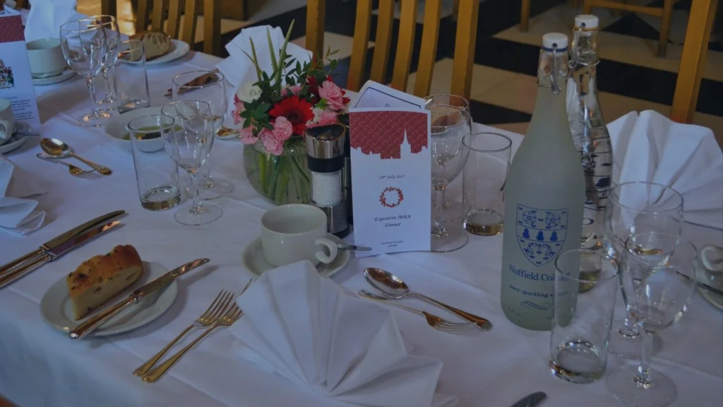 Oxford University Black Tie Dinner