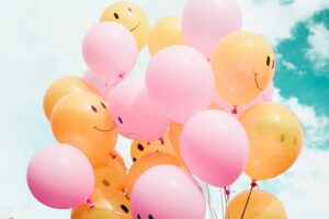 Share your testimonial for Tarak Nath Gorai, colorful smiley balloons