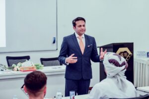 Tarak Speaking at American University of Dubai